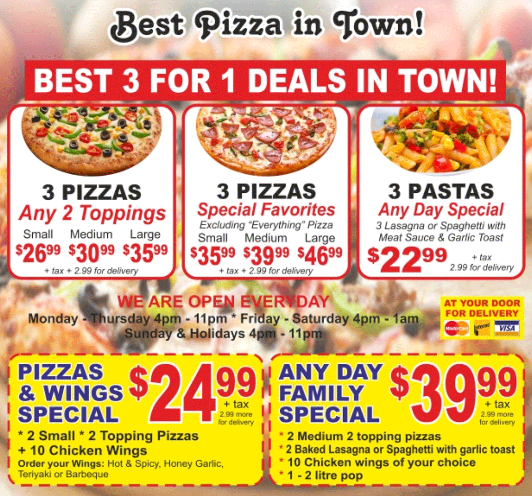 Check out our selection of quality 2 for 1 Pizza